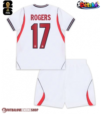 Anglie Morgan Rogers #17 Domácí dres komplet pro Děti MS 2026 Krátkým Rukávem (+ Krátké kalhoty)